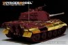 Voyager Model PE35874 WWII German King Tiger (Hensehel Turret) for MENG 1/35